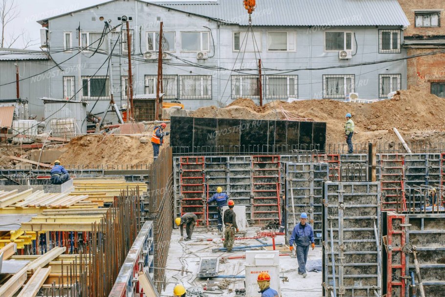 ЖК «Level Стрешнего» возведение здания