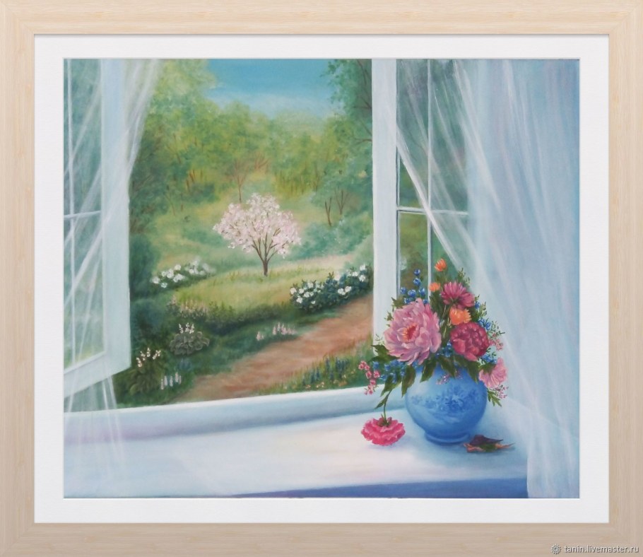 Цветы на окне