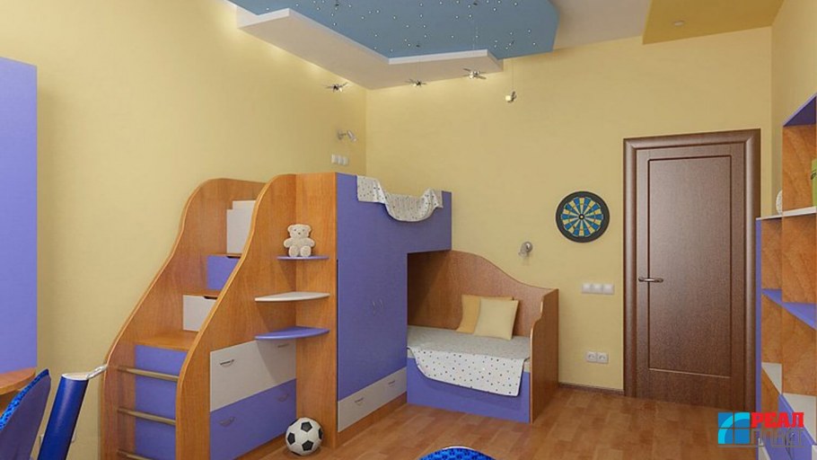 Модульная детская Радуга Фламинго