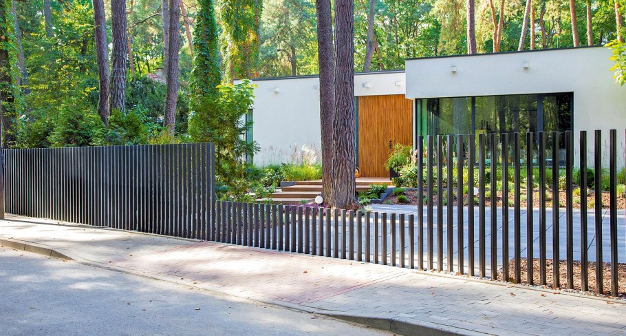 Красивые прозрачные заборы