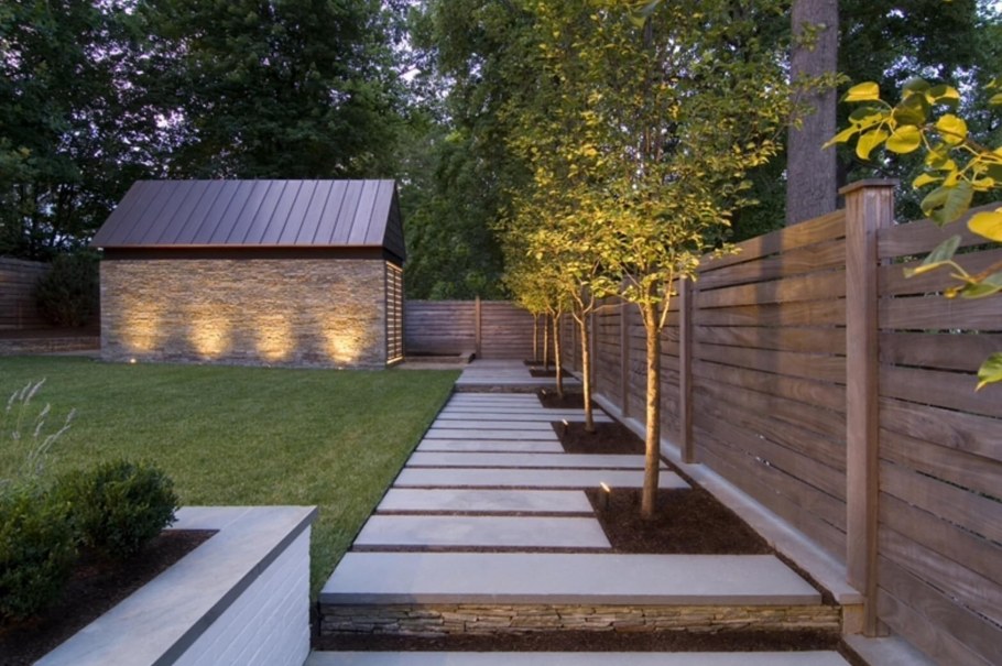 Забор на участке