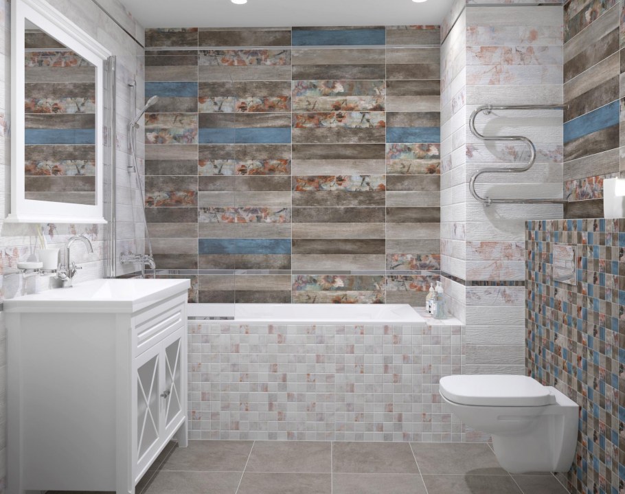 Сканди шебби Шик ванна