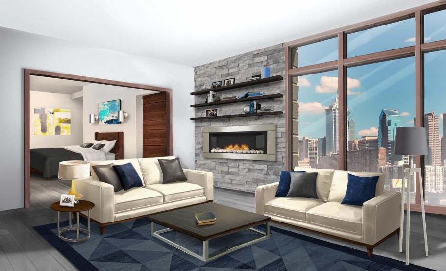 Зал гача лайф фон