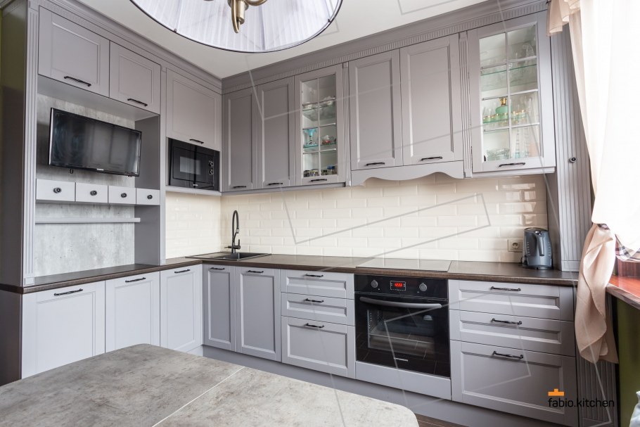 Стильные кухни фасад Фабио кашемир