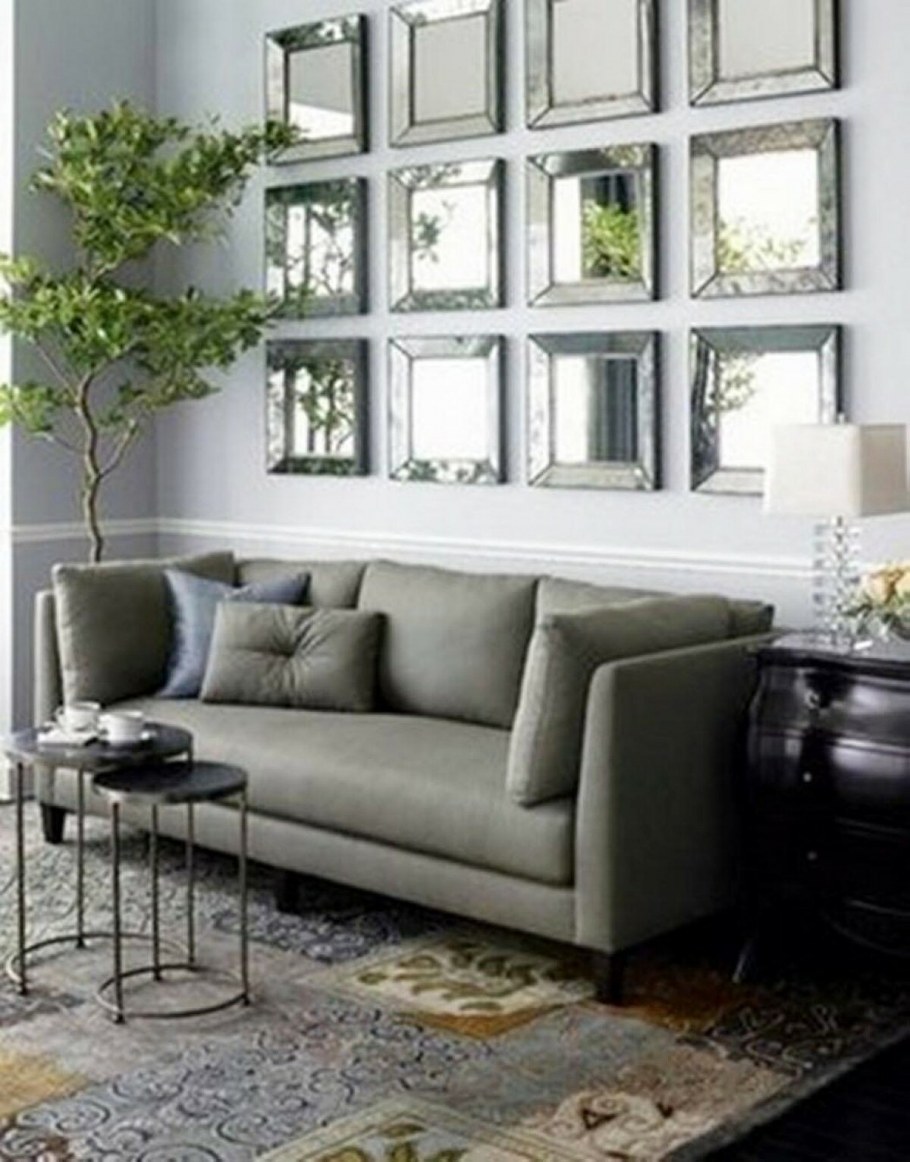 Зеркало Матильда круглое настенное