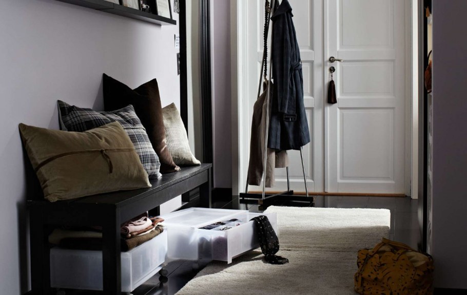 Прихожая икеа белая макканпер