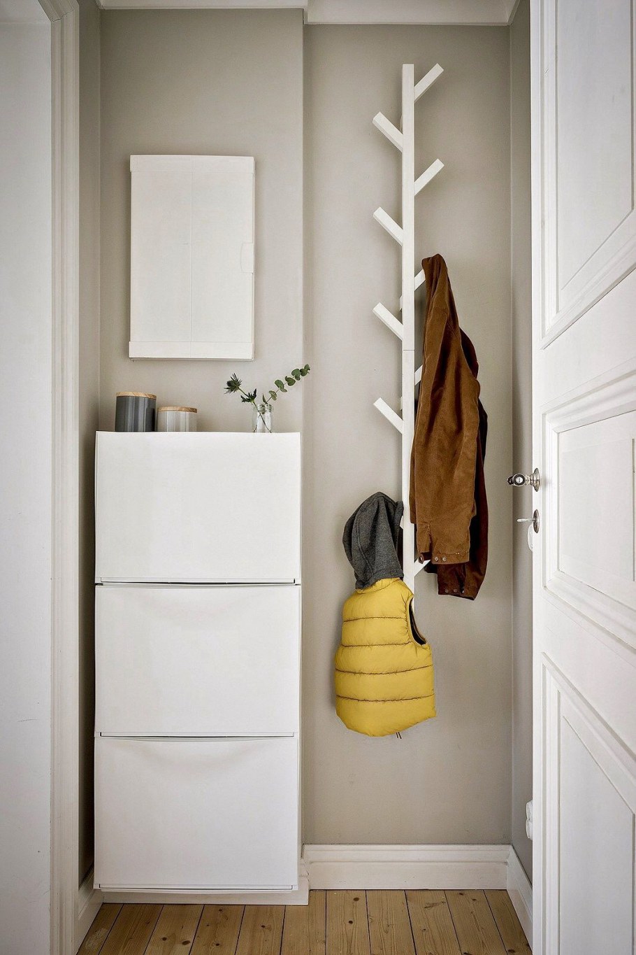 Malm ikea в прихожей