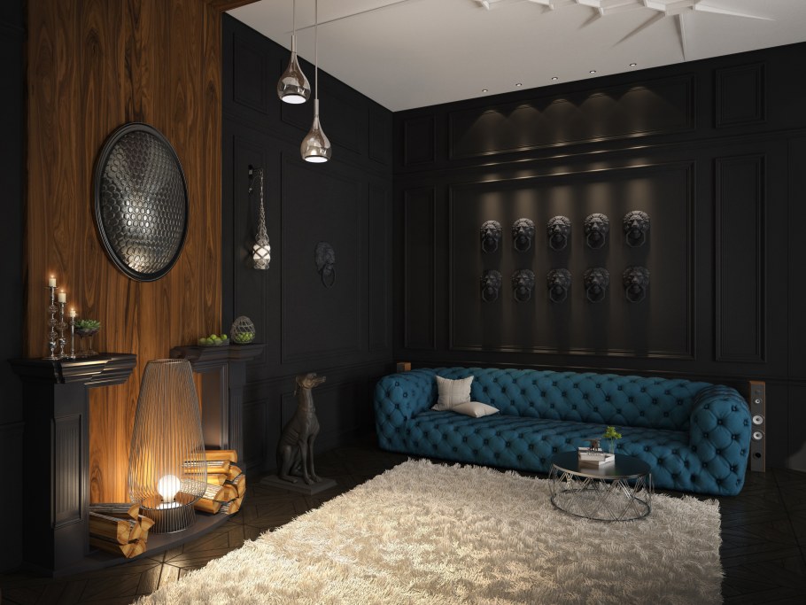 Ар деко дерево интерьер