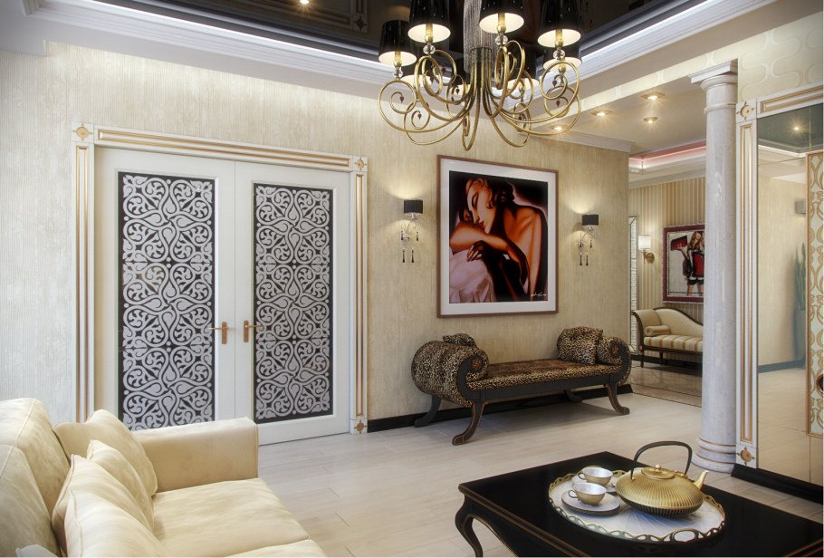 Двери арт деко в интерьере