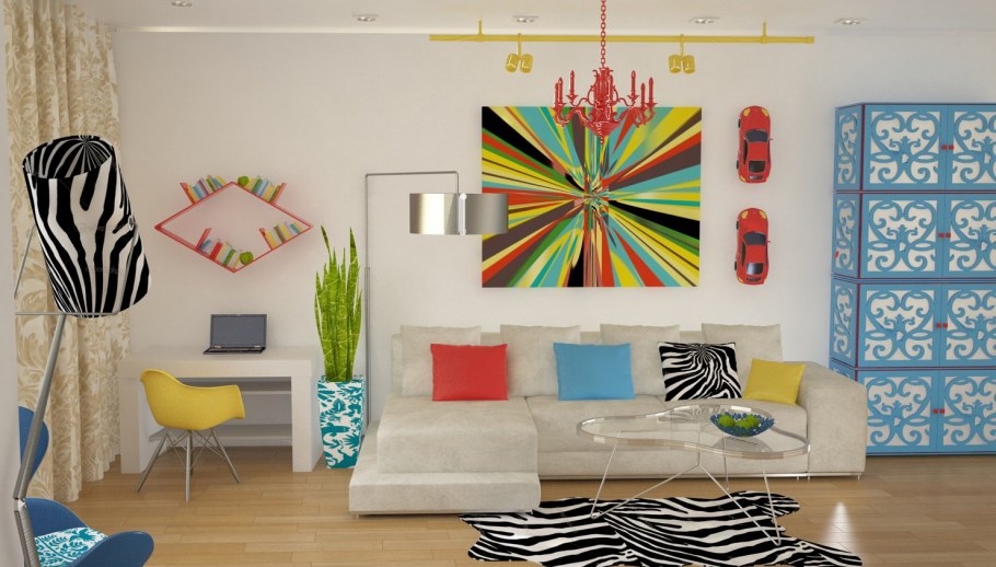 Квартира в стиле поп арт