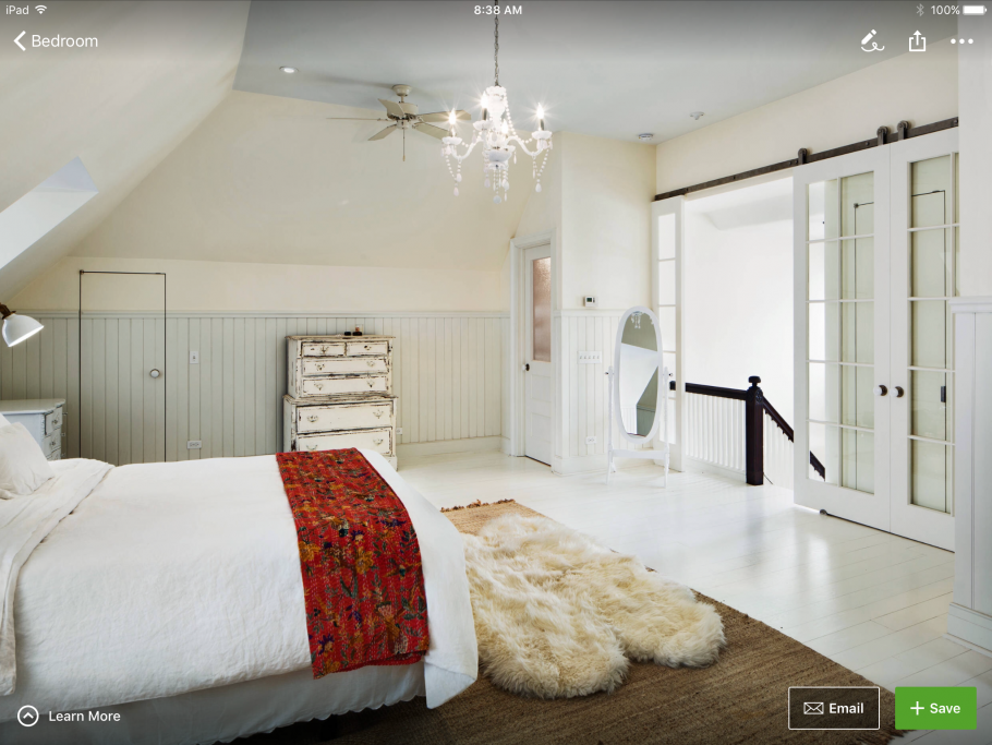 Белый крашеный пол