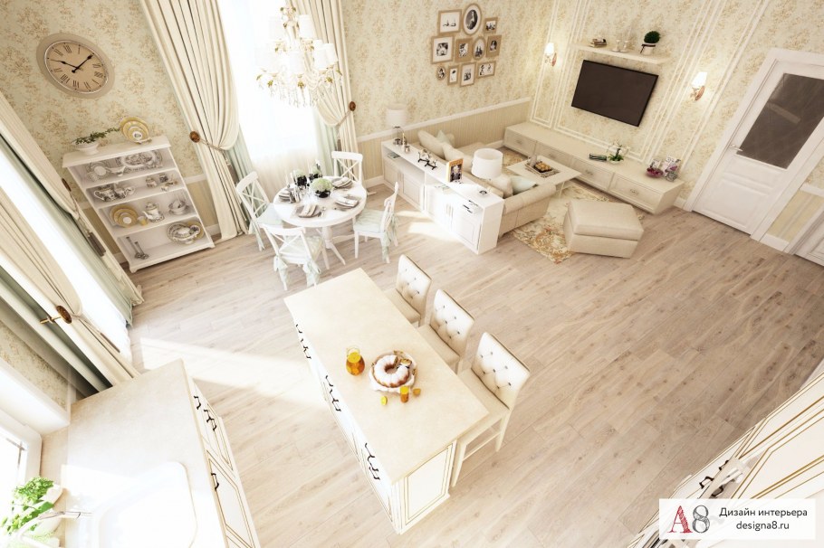 Таунхаус кухня студия