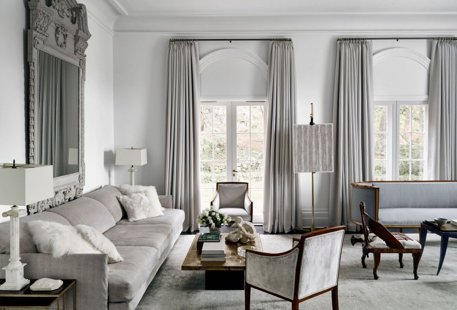 Серый цвет в интерьере