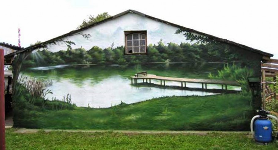 Интерактивный стрит арт