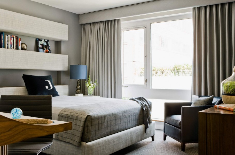 Шторы в мужскую комнату