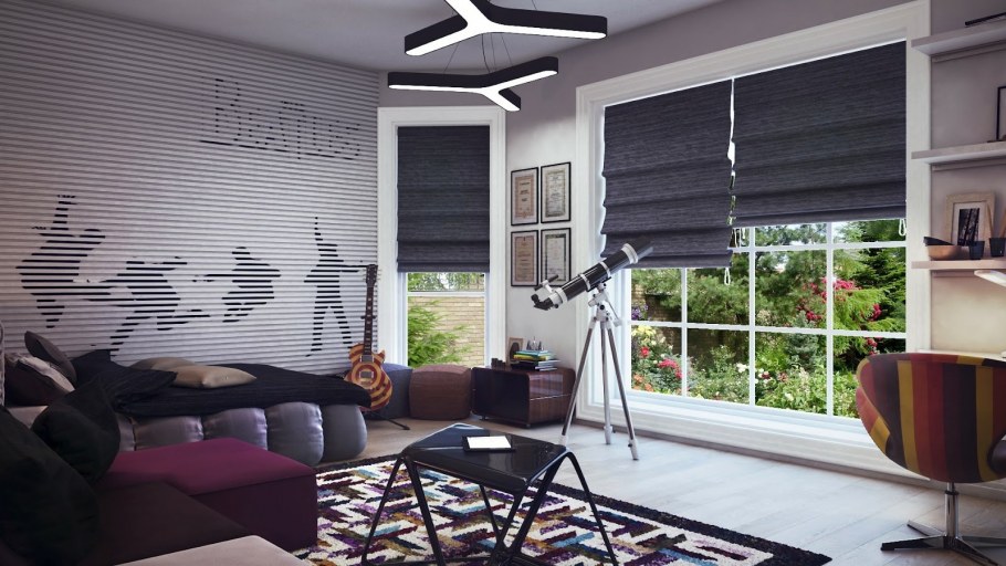 Комната для подростка с перегородкой