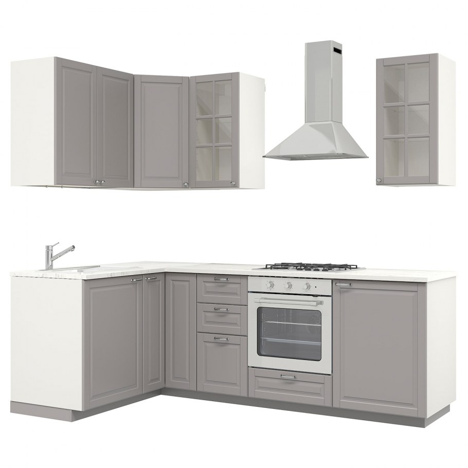 Кухня ikea Будбин белая