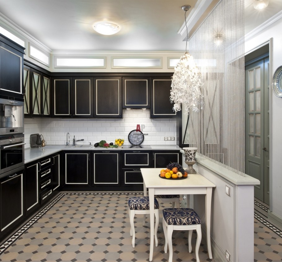 Кухня Неоклассика темная