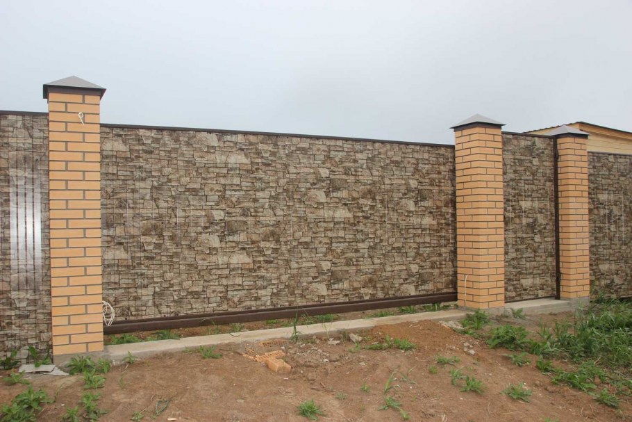 Профлист с-8 белый камень (6000*1200*0,5) Ecosteel