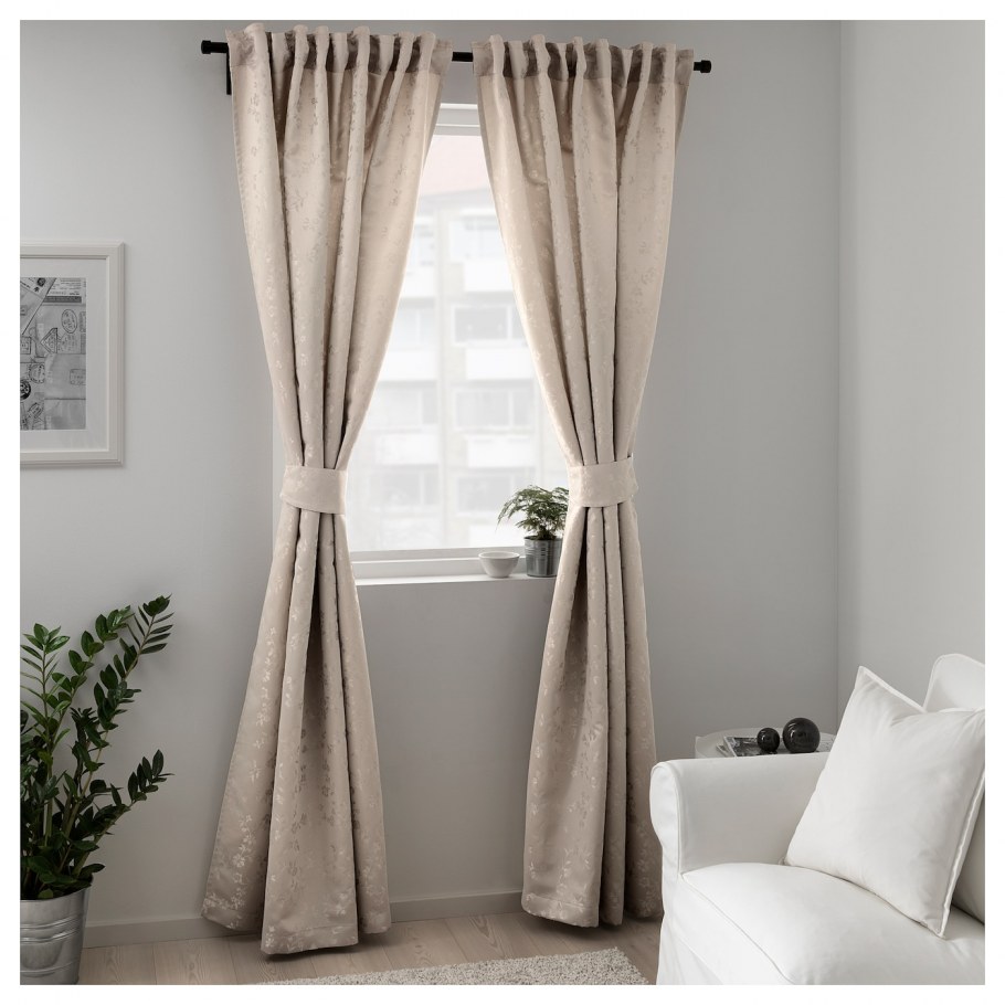 Льняные занавески