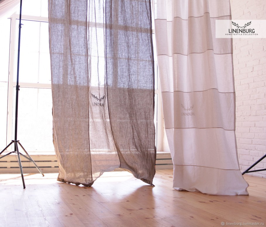 Портьера Amore mio лен