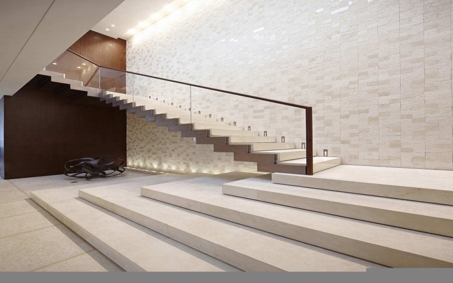 Монолитные лестницы в интерьере