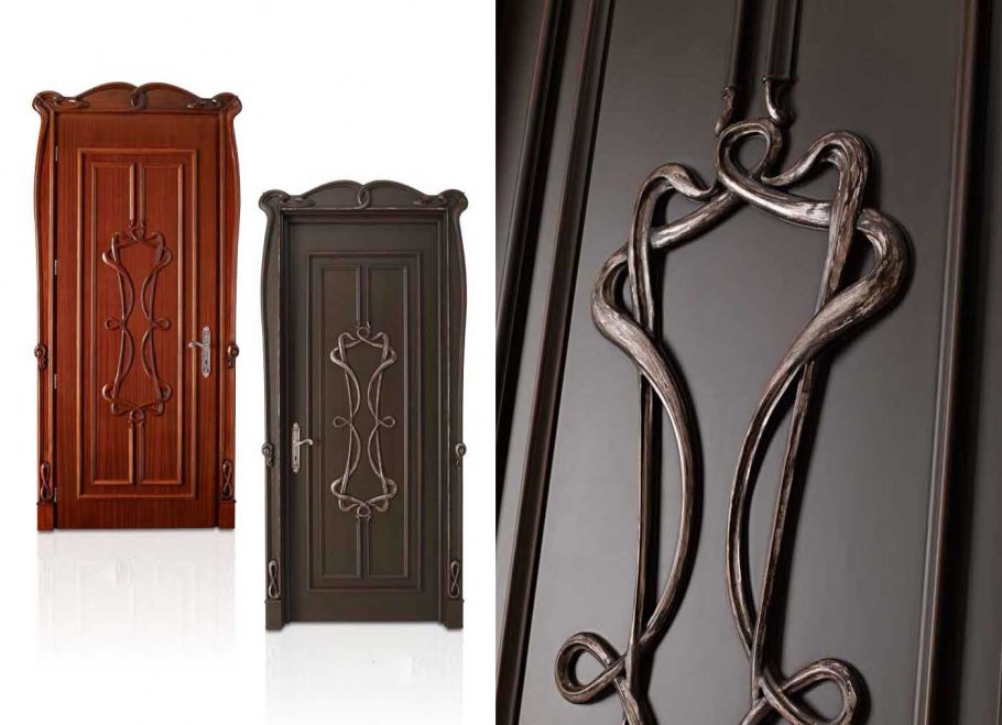 Двери межкомнатные ар нуво