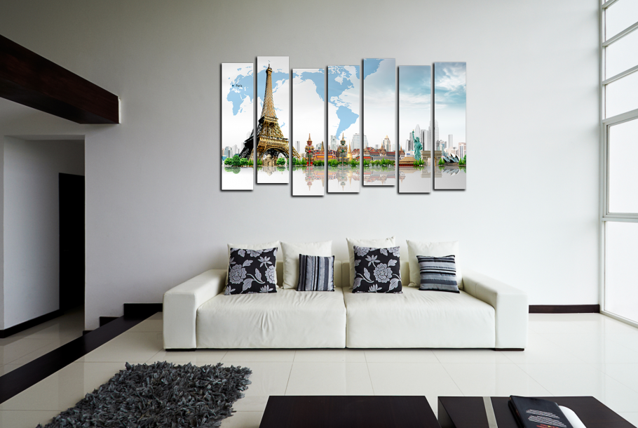 Белый диван в интерьере