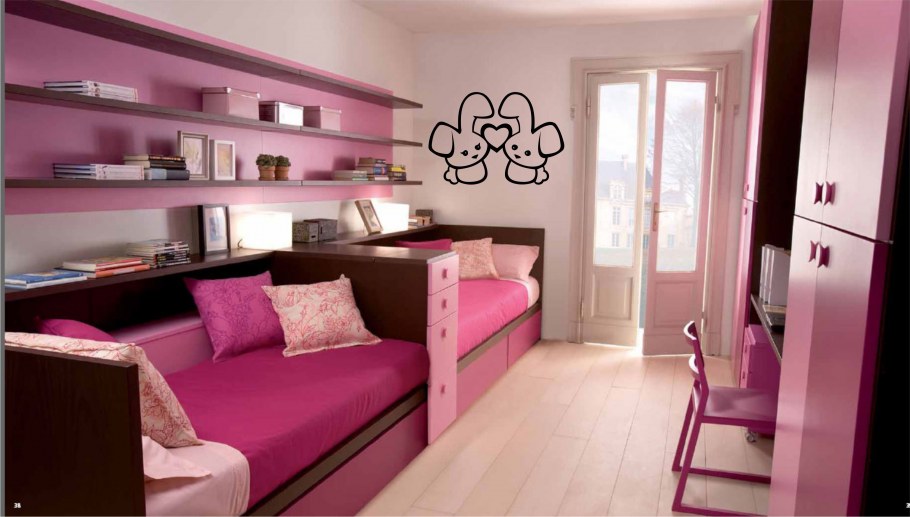 Планировка комнаты для девочки