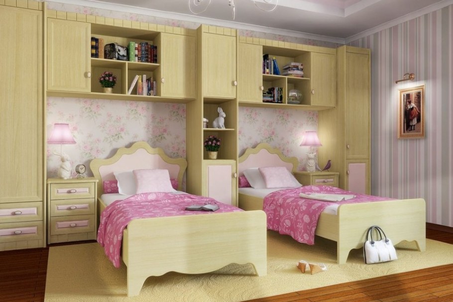 Детская комната 10 кв м для двоих разнополых