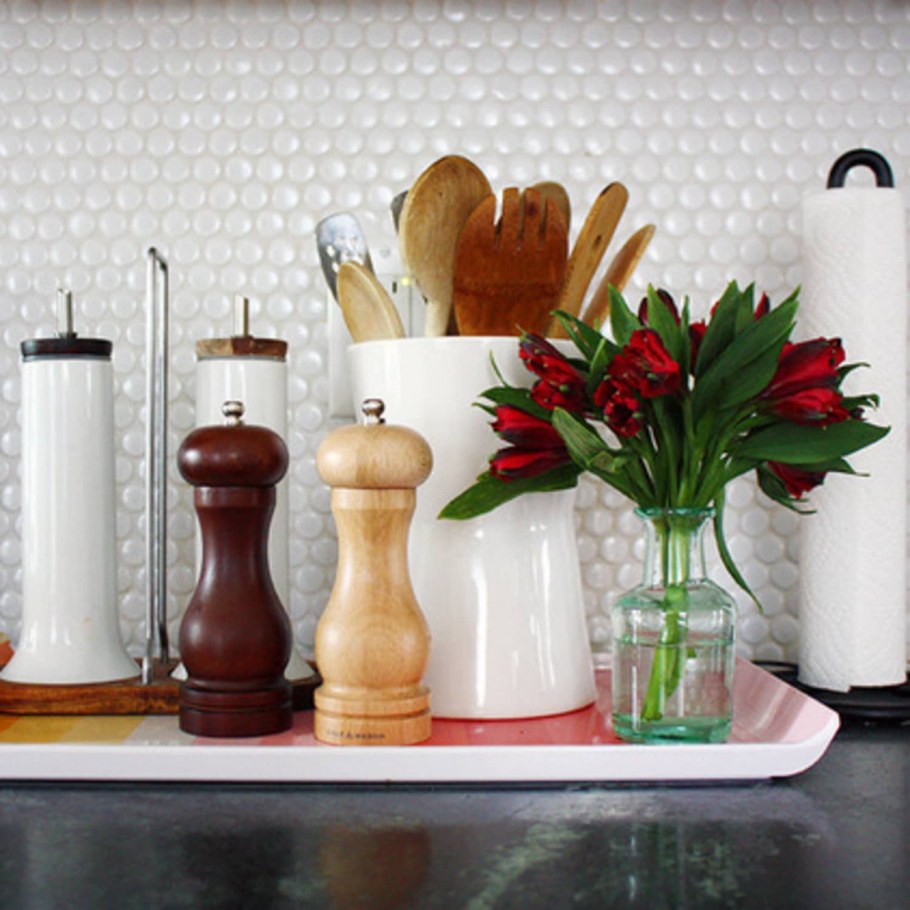 Осенний декор на подносе