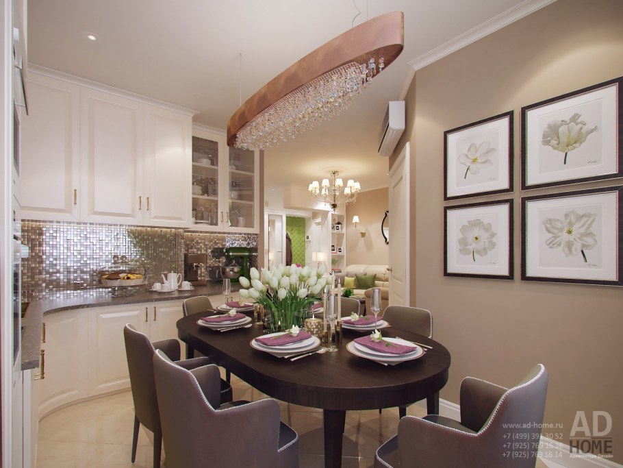 Интерьер гостиной 19м2