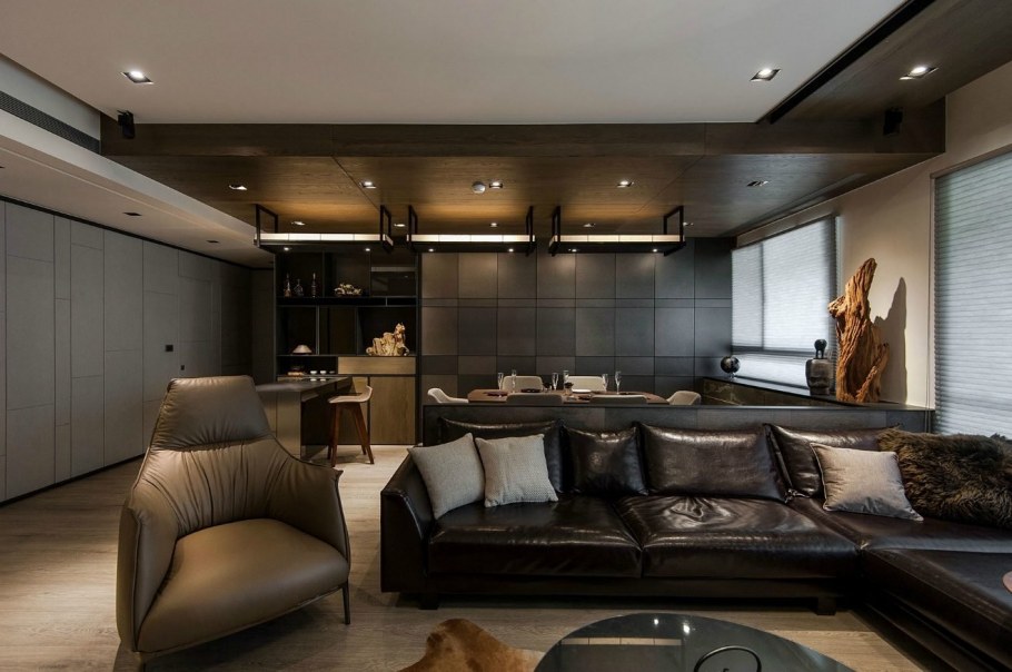 Спальня в стиле лофт индустриал