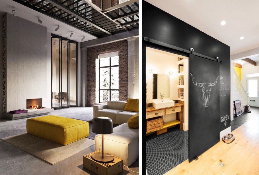 Интерьер мужской спальни