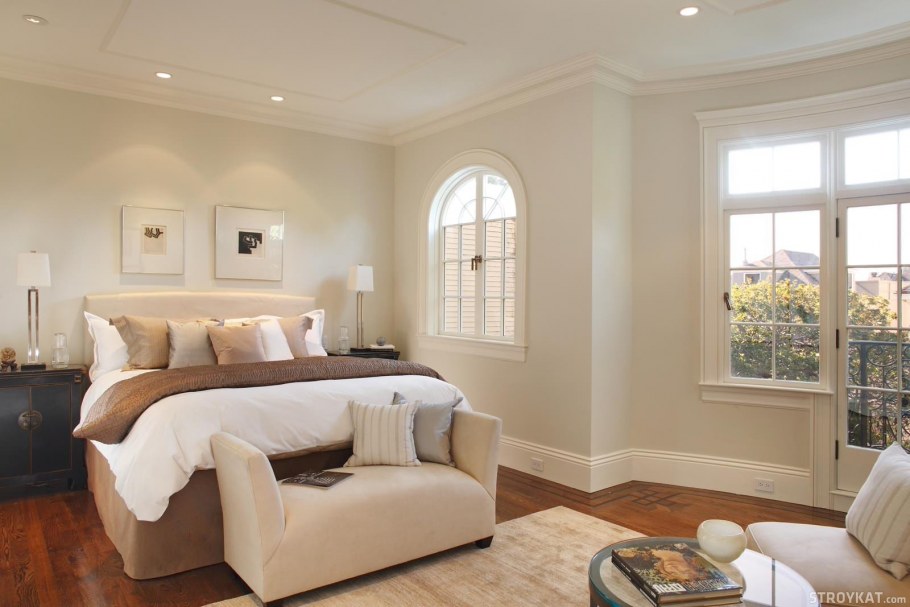 Кремовый цвет стен