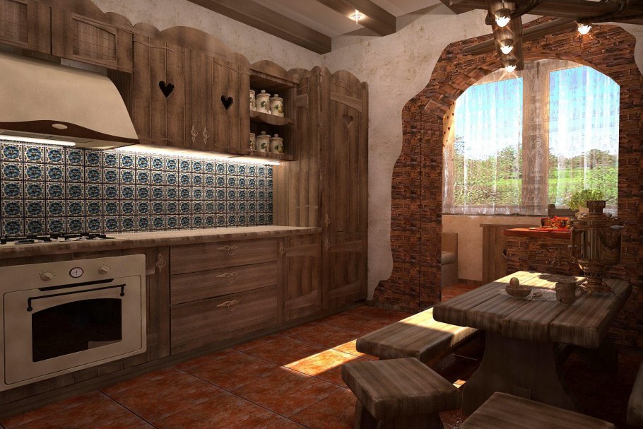 Кухня под старину