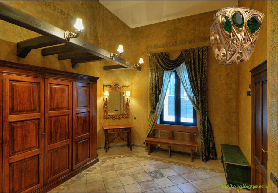 Прихожая в стиле старинного замка