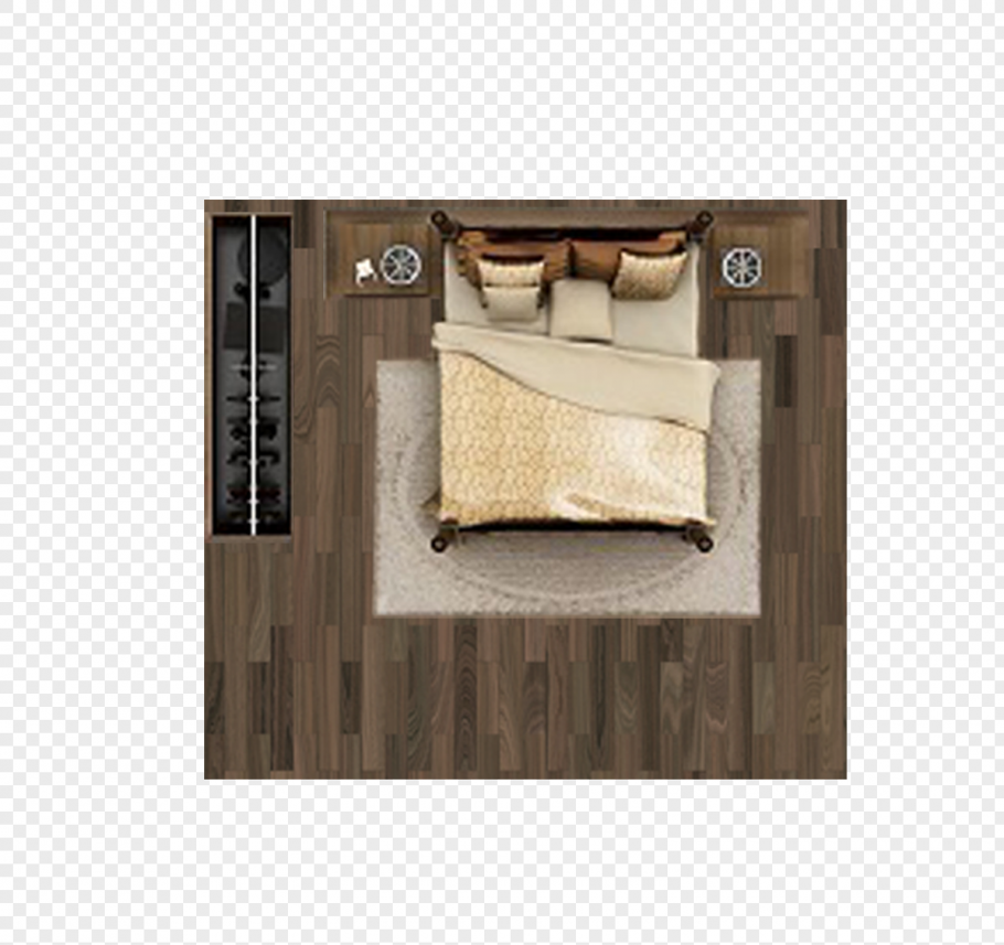 Кровать вид сверху