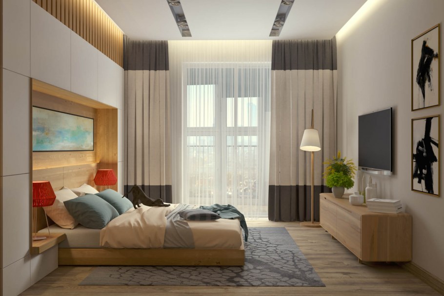 Интерьер квартиры вид сверху