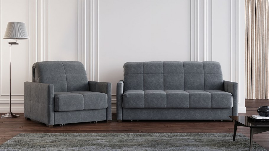 Скай вельвет 16 Аскона диван