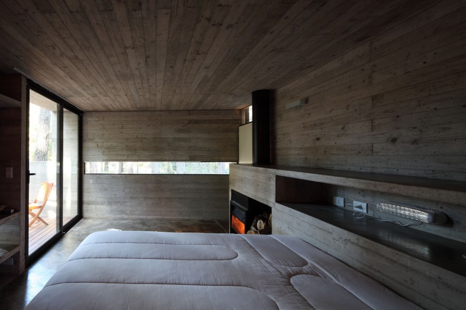 Бетонный дом изнутри