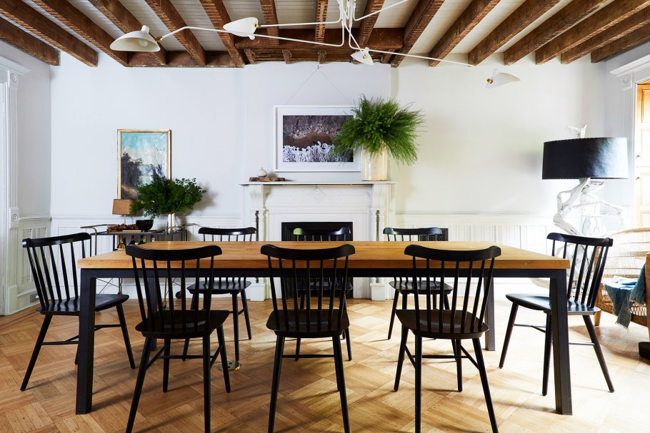 Чердак в доме в современном стиле