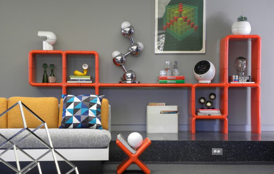 Стеллаж в стиле поп арт