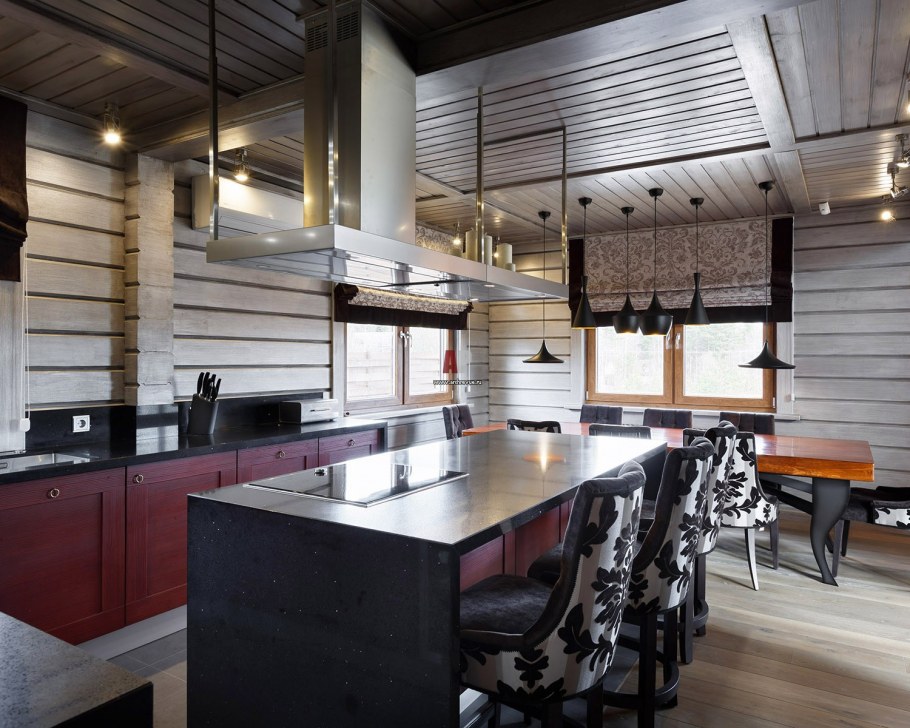 Кухня Шале лофт