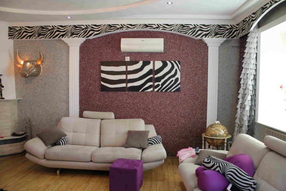 Венецианская штукатурка гостиная