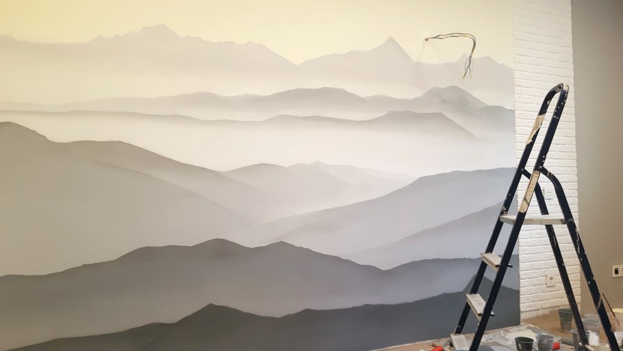 Фреска горы Сканди