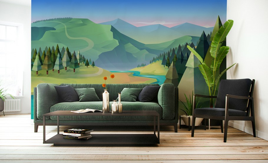 Фотообои комар горы