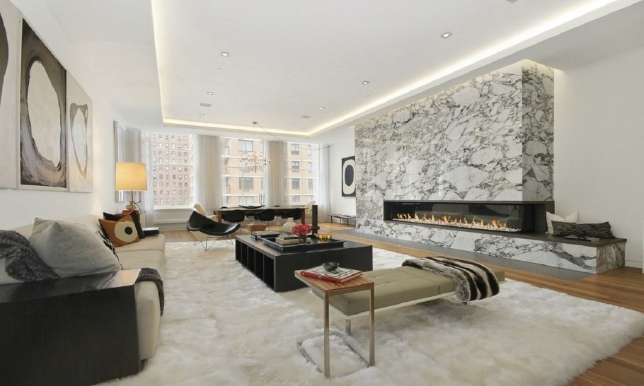 Мрамор в современном интерьере