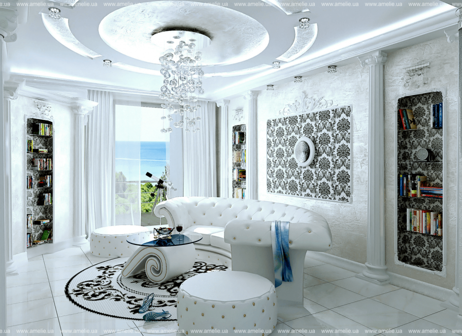 Гостиная в итальянском стиле