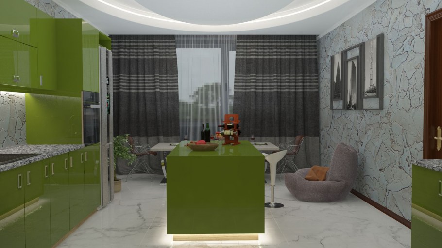 Моделирование кухни 3д Макс